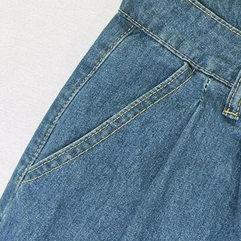Damskie szerokie spodnie – casual - Szlenta