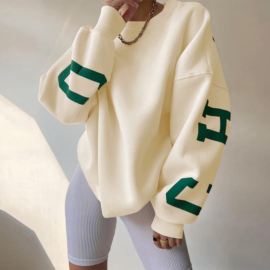 Damski klasyczny sweter oversize