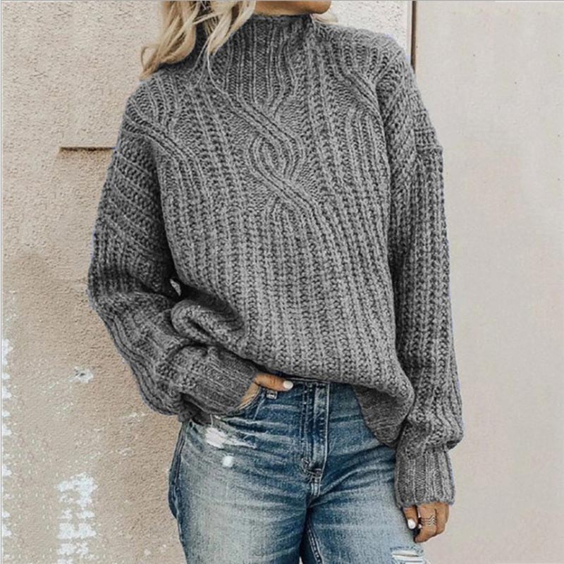 Damski sweter z długim rękawem