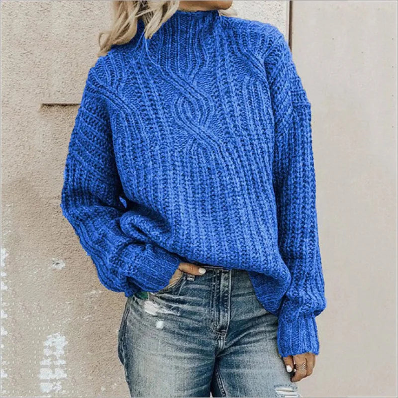 Damski sweter z długim rękawem