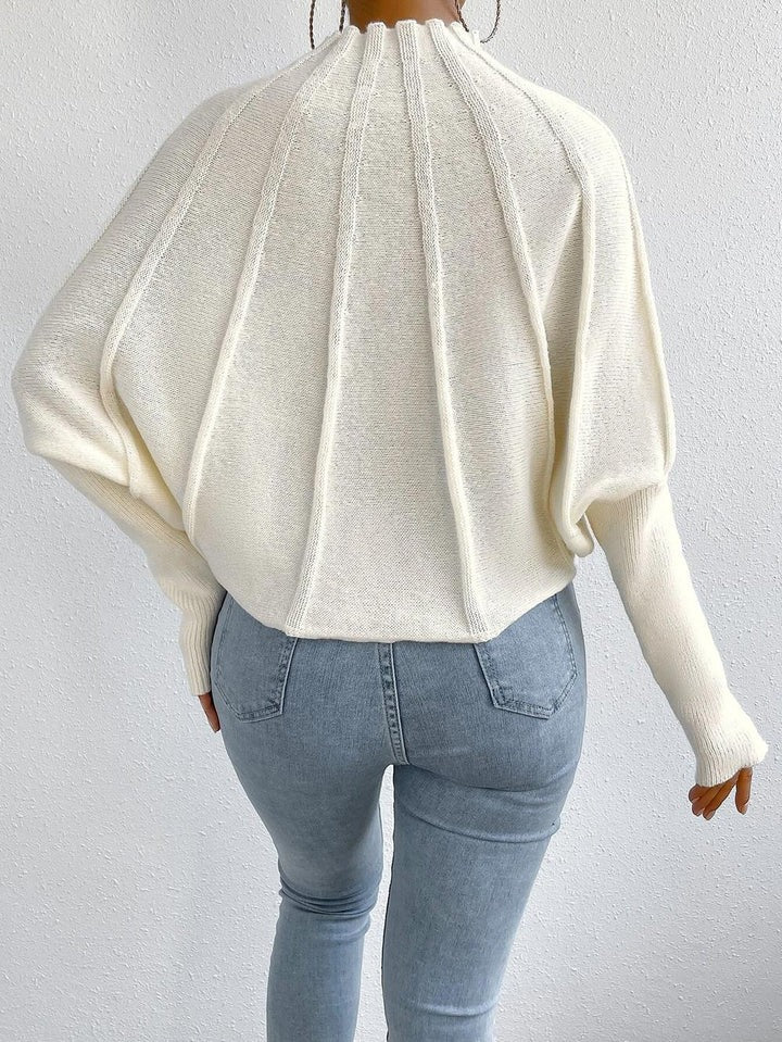 Damski sweter dzianinowy – luźny krój