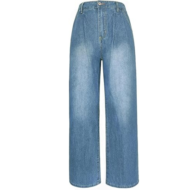 Damskie szerokie spodnie – casual - Szlenta