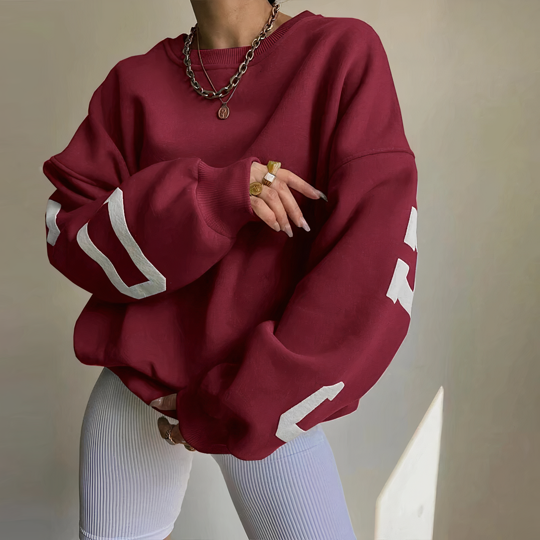 Damski klasyczny sweter oversize
