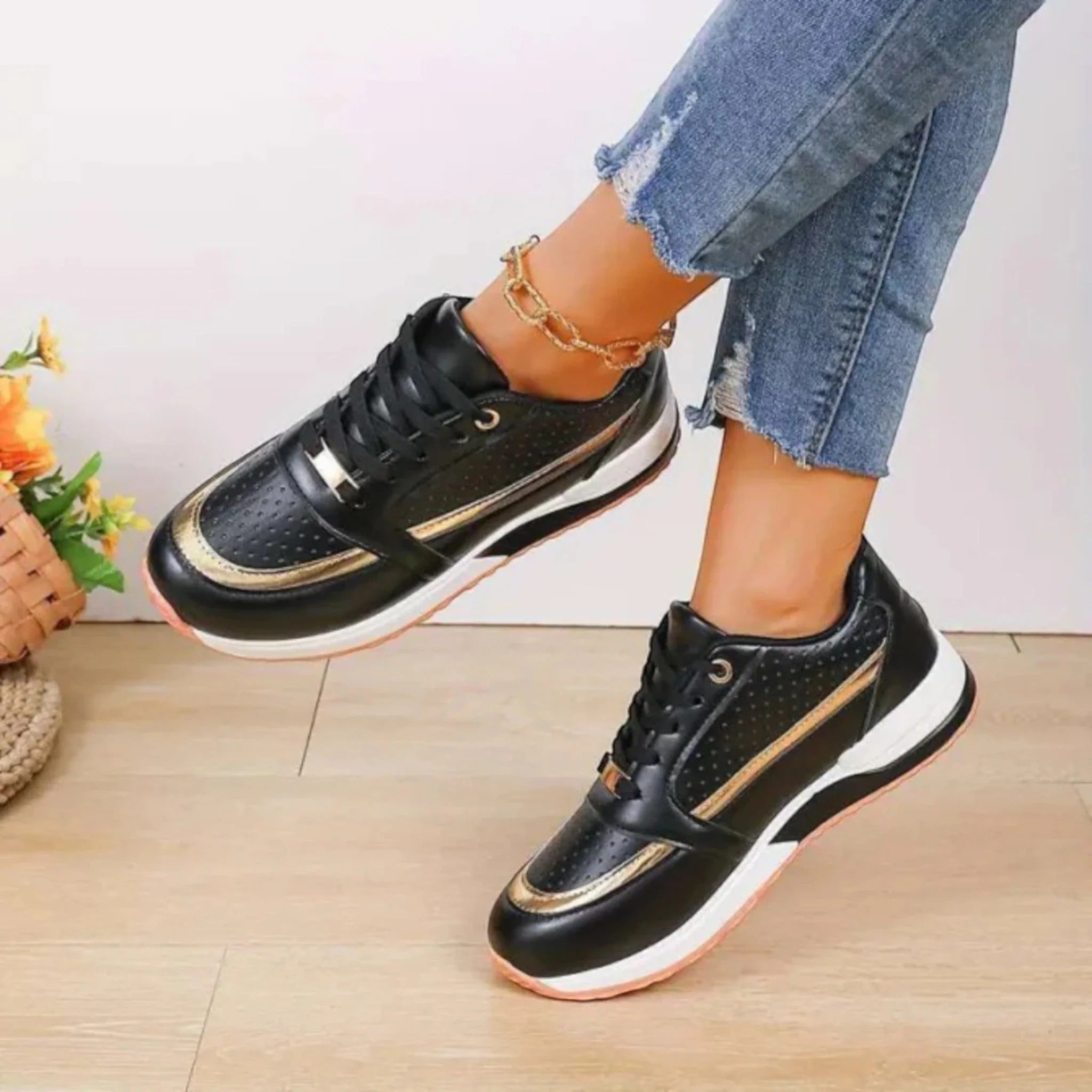 Damskie buty sznurowane